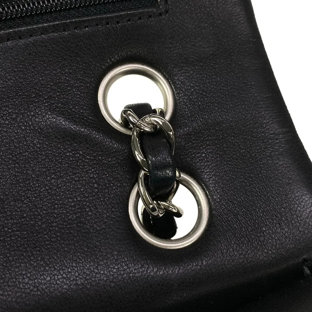 Chanel Double Flap Matelasse Shoulder Bag A01112